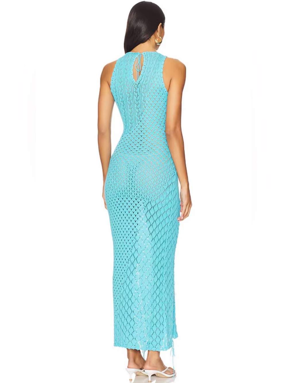 Danielle Guizio Super Sexy Blue Casmir Dress XXS RP $278 - Picture 10 of 10